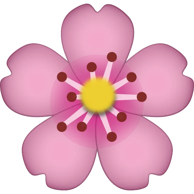 Cherry Blossom Emoji