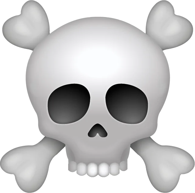 Skull Emoji Free Download iPhone Emojis 1