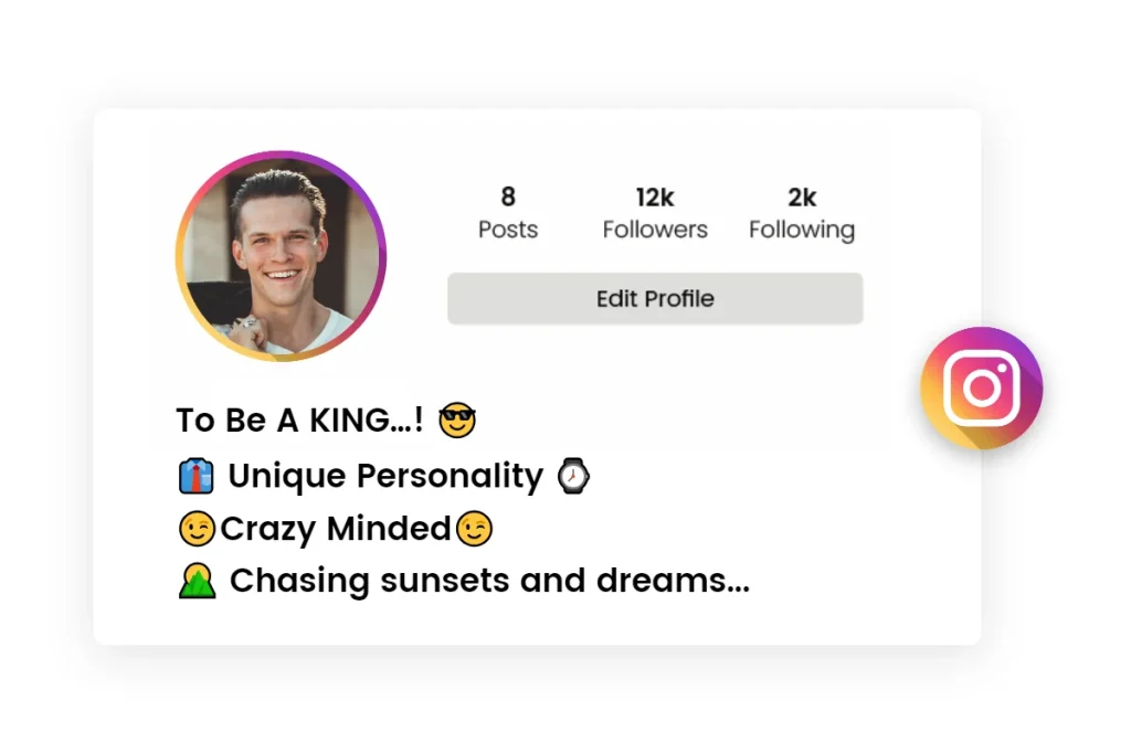 Instagram Bio For Boys Stylish 5 instabioforboys.com