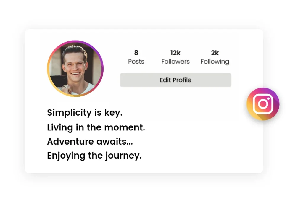 Instagram Bio For Boys Stylish 8 instabioforboys.com