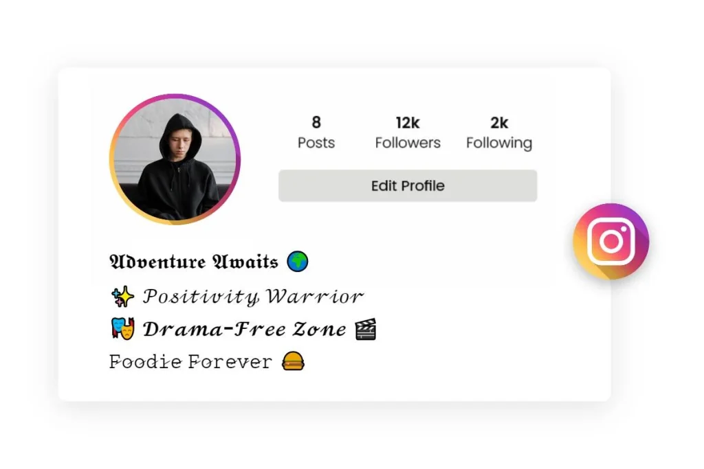Instagram Vip Bio 6 instabioforboys.com