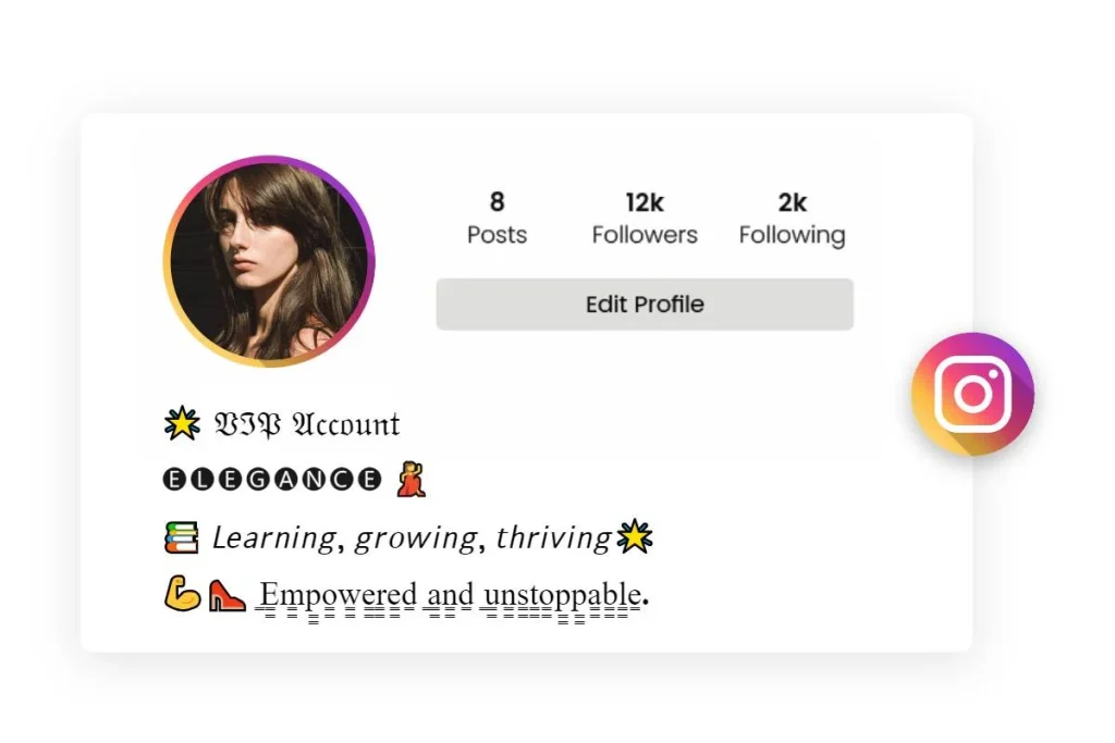 instagram Bio For Boys Stylish Font 2 instabioforboys.com
