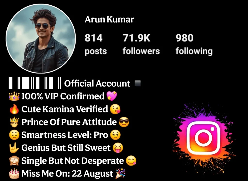 instagram bio for boys 3 instabioforboys.com